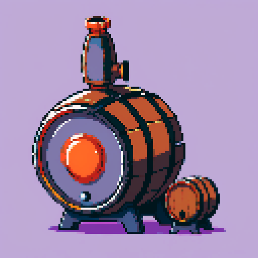 Rifled barrel. on a solid color background so I can easily remove the background