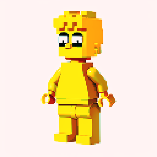 Simpons lego pixel