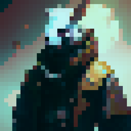 Ghost monster with big white eyes