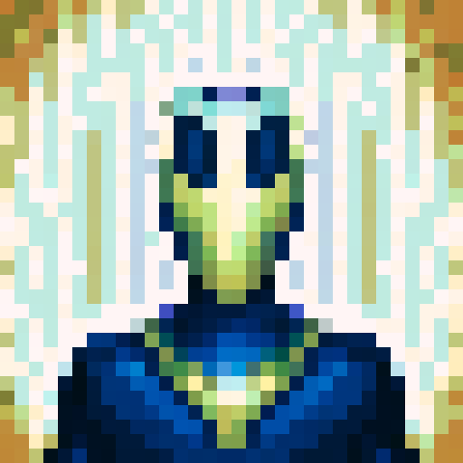 headwear, pixelated design, vibrant colors, detailed embroidery, intricate patterns, glossy finish, shiny gold accents, futuristic visor, dynamic angles, dramatic lighting, fine brush strokes, bold outlines, expressive facial features, intense gaze