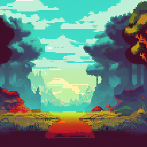 a man siluette run from a big black cloud in a forest 