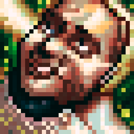 Simple head on portrait