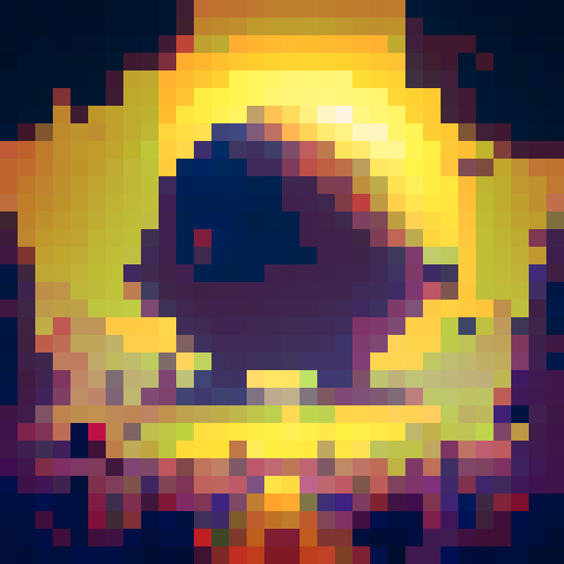 Plant icon in the style of stardew valley crossed with Yokai inn