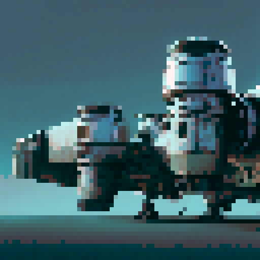 pixel art spaceship