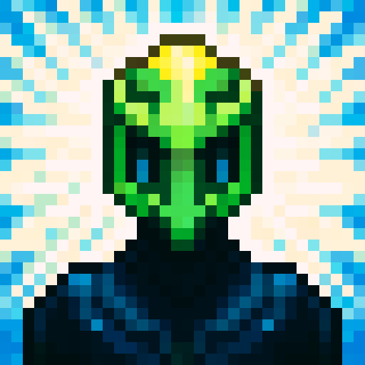 helmets in game icon style, 32x32 pixel art, vibrant sRGB palette, skillfully crafted, close up view, captivating portrait