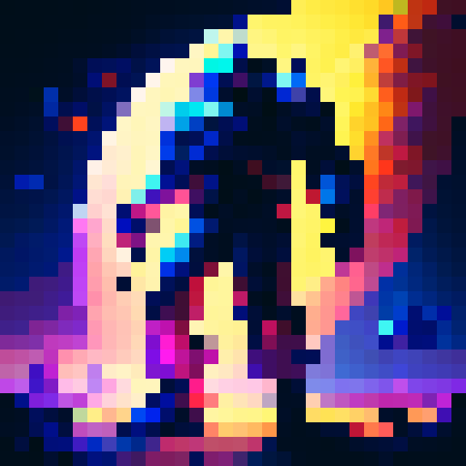 the word "Beta", vibrant sRGB colors, bold black outline, close-up, 32x32 pixel art, badge style, game icon