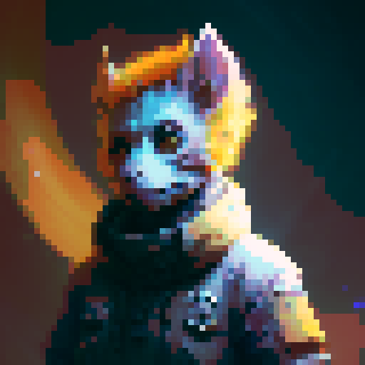 bold, fierce, yet slightly adorable troll with glowing eyes