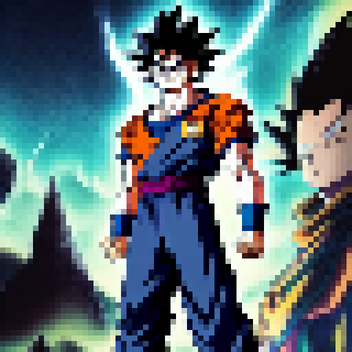 Goku going into different forms