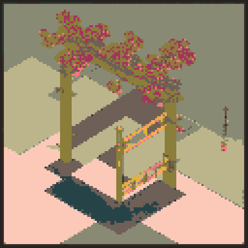 muromachi feudal japan minimalist torii gate