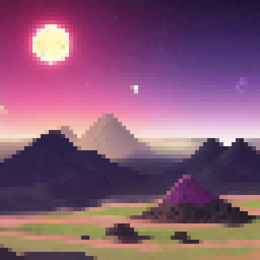 Space station, sun, planets, asteroids