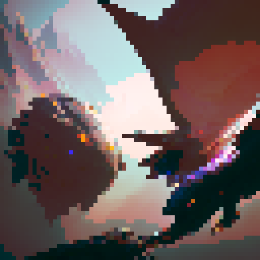 Mythical, vibrant, and dynamic, depict a full-body legend of a dragon soaring through a neon-lit cityscape with its scales reflecting the vibrant colors of the surrounding lights.