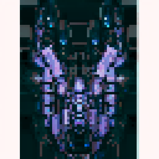 space battleship, sleek and angular, glowing blue propulsion engines, futuristic design, metallic hull with rivets, pixelated details, vibrant colors, starry background, shooting laser beams, intense action, dynamic composition