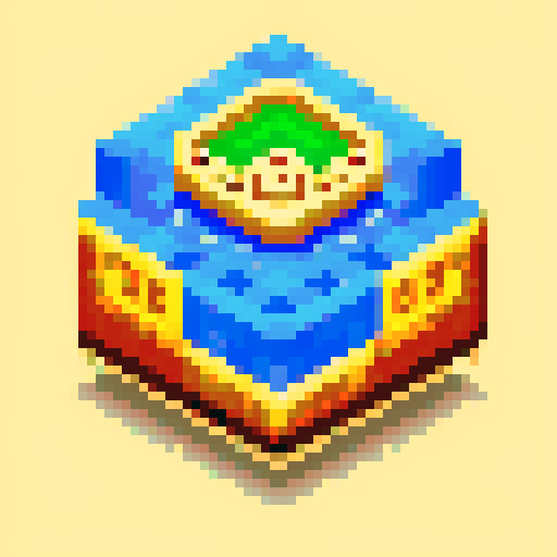 Video game golden coin with $ on it 