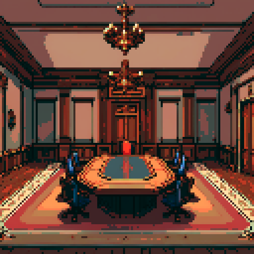 royal council, building, inside, block, wood, discussion table, table, wooden interior, council room