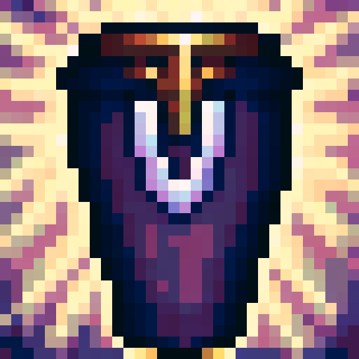 Coffee cup, pixelated, game icon, close-up, sRGB, skill art, 32x32, detailed shading, vibrant colors