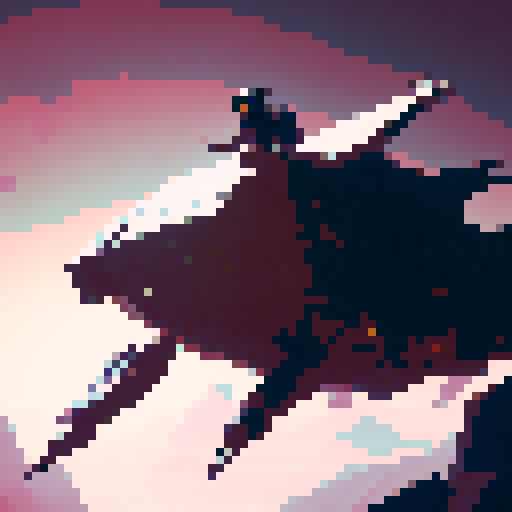 Silhouetted against a stark white background, a Roblox character tumbles through the air, arms and legs flailing, rendered in a stylized, vector art-inspired style.