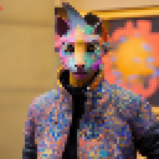 Vivid colors, tabaxi, monk