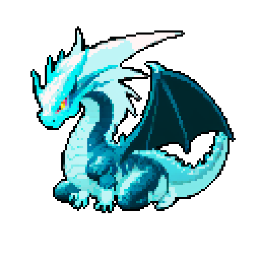 A dragon with dark, stormy scales and lightning crackling along its body. It has fierce, glowing eyes and a menacing expression, with storm clouds swirling around its wings. It exudes a powerful, electric energy. No background.
