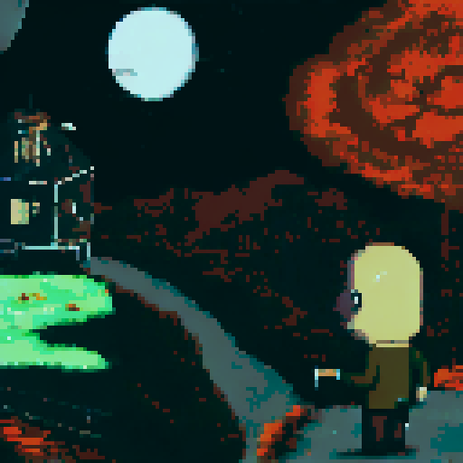 Square jaw protagonist in the bottom right with cigarette and shiny golden gun in left hand which is promenant, dark green top, brown trousers
