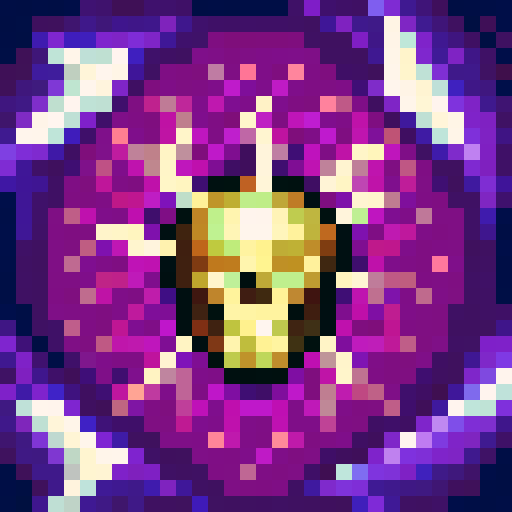 Death game icon, skull and bloody, cracked
