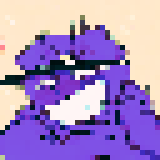 Purple guy, flirting