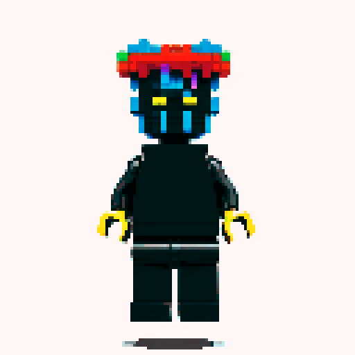 lego pixel characters, vibrant colors, blocky shapes, small plastic bricks, isometric perspective, retro video game, low resolution, 8-bit graphics, sharp edges, square grid, limited color palette, nostalgic feel, iconic lego logo, digital recreation, detailed textures, crisp lines, simplified forms, nostalgic gaming vibes