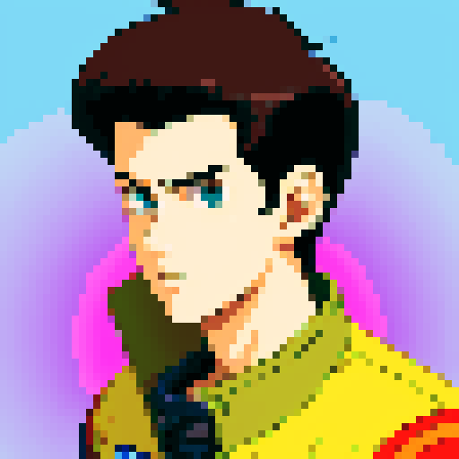 80s anime style male jet fighter pilot 