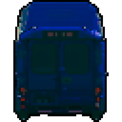 A 3CV truck from behind, at 3 different angles