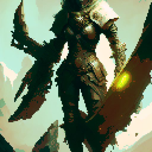 Male Druid, Strong build, Nature themed armor, Imposing stance, Intense glare, Fantasy Medieval RPG