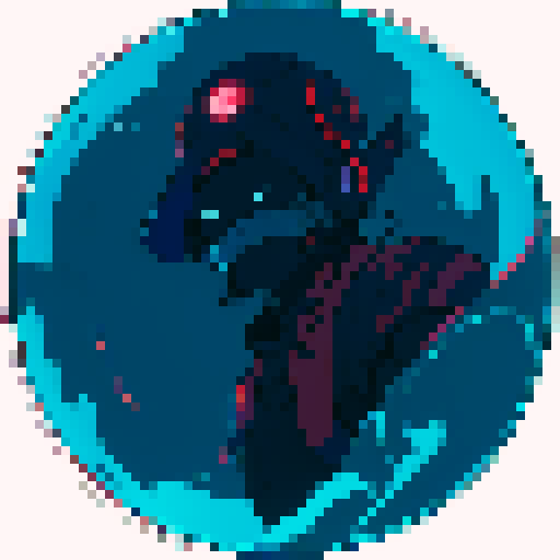 red cyber punk force field shaped like an orb made from geometric shapes pulsating energy no person inside