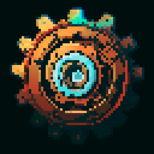 simple, old rusty gear