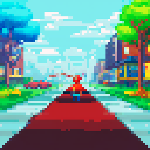 A walking Dad with a Babybuggy on a street