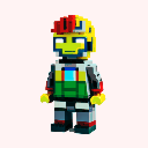 ironman lego pixel