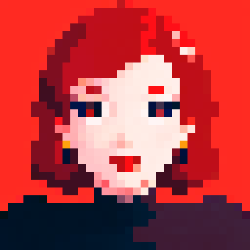 red lipstick, close-up
