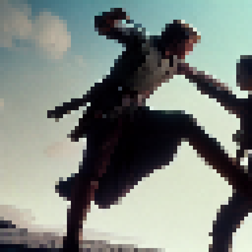 luke skywalker sword fight with thanos  while the world is collapsing behind