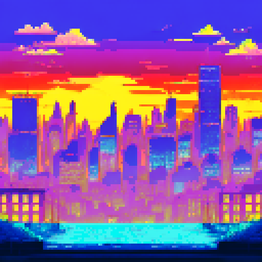 Rooftop taking up most of the image, overlooking city at night, gritty