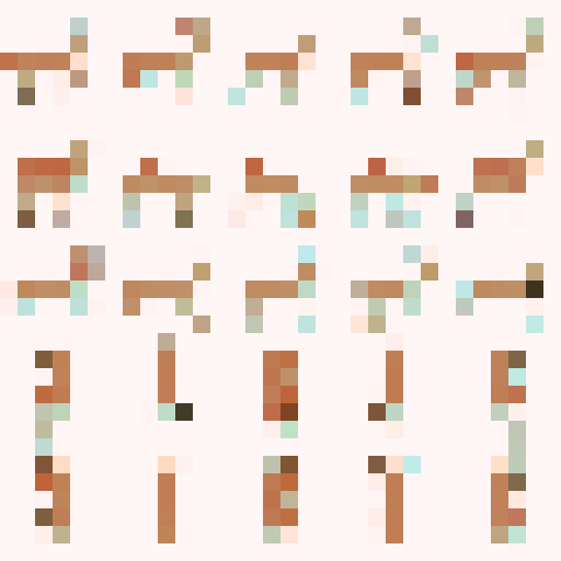 Side view of a single deer