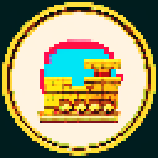 gold coin in Mario game style