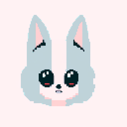 pixel art with a white background and a contour for the shape
