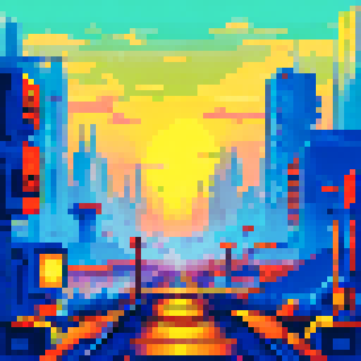 Cyberpunk high speed train