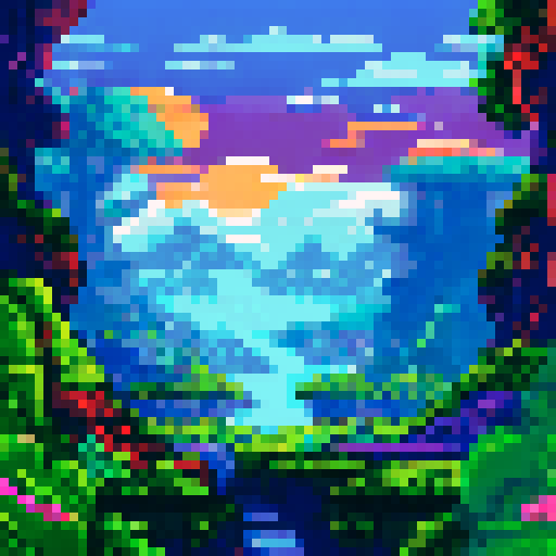 pixel space ship scifi picture frame