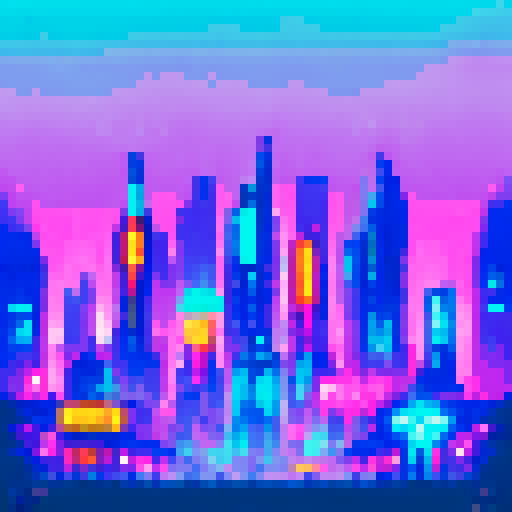 Cyberpunk casino, neon-lit, futuristic cityscape, towering skyscrapers, glowing holographic signs, bustling streets, flying cars, sleek and angular architecture, vibrant color palette,bustling crowds, high-tech slot machines, holographic card dealers, futuristic gambling tables