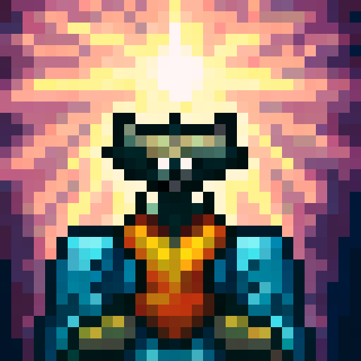 Racoon in garbage can