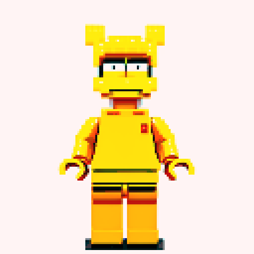 Simpons lego pixel