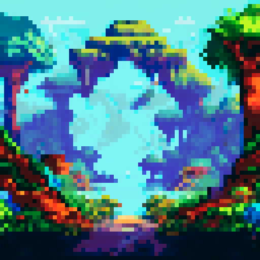 Underground Dark Cave Entrance