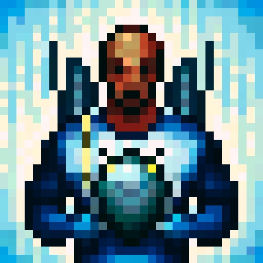 baseball jersey, pixel art, front view