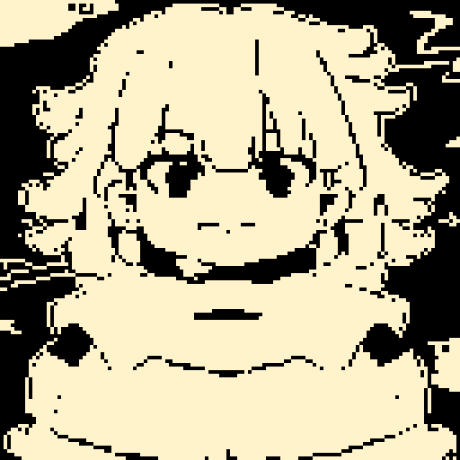 anime, girl, teenager, long hair, blonde, ribbon, large breasts, sailor uniform, school, blue eyes, smile, shy, blush, anime style, black outlines