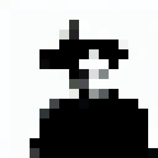 Plain white background
