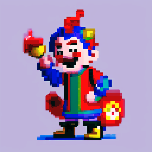 hungover male jester