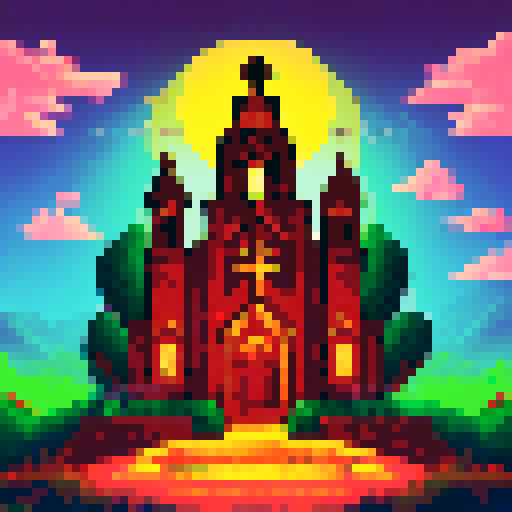 christmas celebration in the philippines - church at night